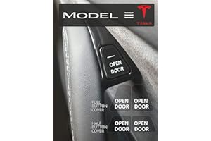 ASVP Shop - Set di 8 adesivi per porta aperta, modello Tesla 3 e modello Y