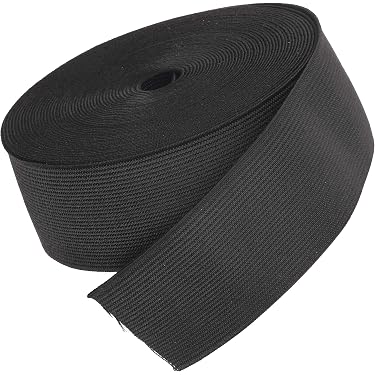 PATIKIL Banda Elastica Piatta Per Cucire - Verde Scuro, 10 Metri X 2,5 Cm, Alta Elasticità, Per Pantaloni, Cinture, Fai Da Te - 2