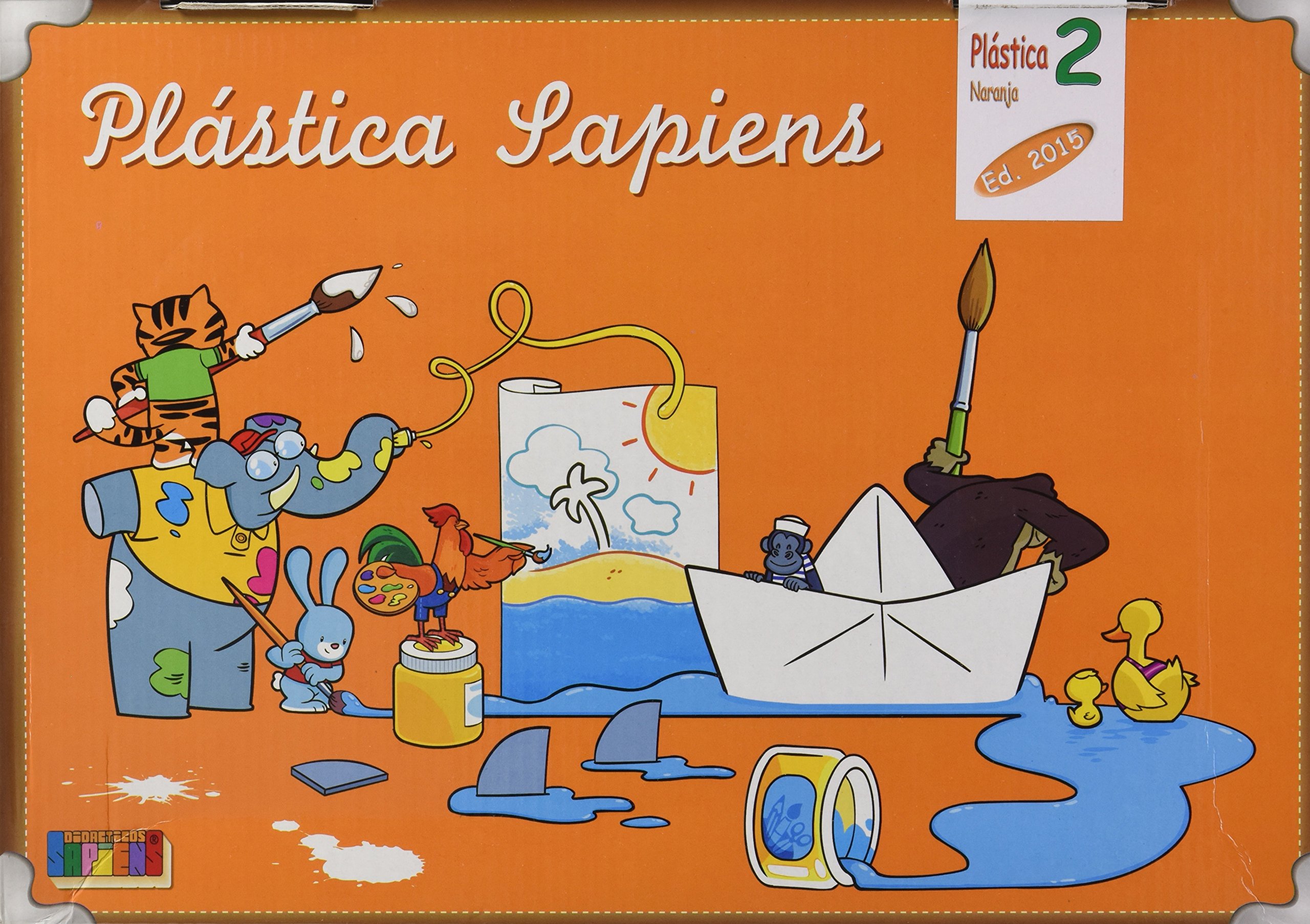 Plástica naranja, dibujo y manualidades, 2º Primaria