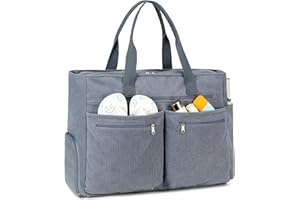 Makukke Große Reisetasche Damen Weekender mit Nassfach & Schuhfach, XXL Strandtasche mit Reißverschluss, Cord-Stoff Sporttasche Kliniktasche für Reise, Fitness & Urlaub