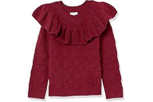 Amazon Essentials Pull à Volants Doux Au Toucher Fille