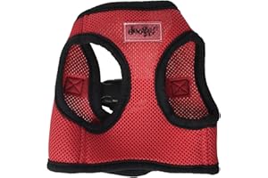 DOOGY CLASSIC Harnais Tee-Shirt Air Mesh Rouge TM 33-47cm