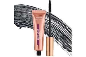 ‎M. ASAM M. Asam MAGIC FINISH Grow & Tint Mascara Deep Black (12ml) – Mascara mit Wachstumsserum & Tönungseffekt, Wimpernpflege für mehr Länge & Volumen, Für definierte & natürlich dunklere Wimpern, Vegan