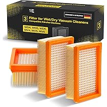 SaiXuan Stofzuigerzakken Compatibel met Kärcher WD4, WD5, WD6, WD5P, WD6P, MV4-6, voor 2.863-006.0, Natte en Droge Stofzuiger, Drielaags Filtering (12