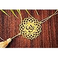 Genesis Arts Religious/Hindu Culture Car Hanging Dream Catchers Stainless Steel Accessories Best for Your Car Interior Ornament, Gift, (OM SS)