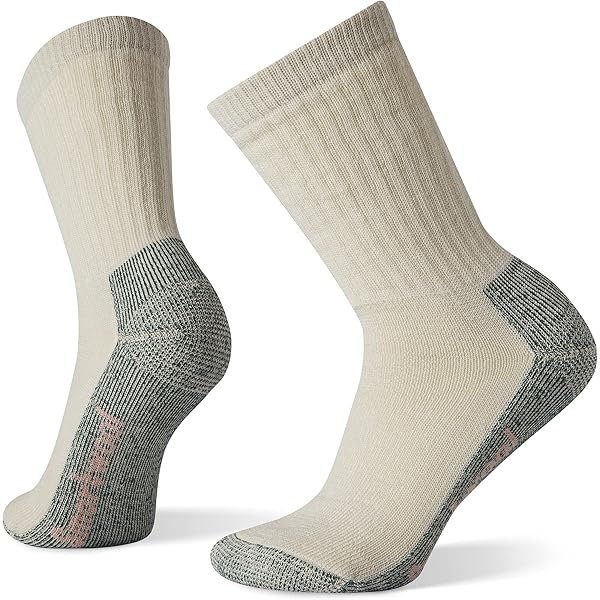 SmartWool Hike Classic Full Cushion Crew Socks, Light Grey - View #3