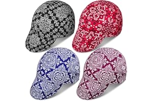 Mepase 4 Pcs Welding Caps Welding Beanie Hats Bulk for Men Women Welder's Cap Welding Helmet Liners Welding Accessories Tool(Multi Colors, Vintage)