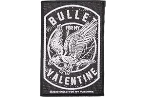 Halle 15 Clothes Bullet For My Valentine Aufnäher BFMV Patch Gewebt & Lizenziert !!