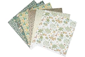 DRAEGER PARIS 1886 Papier Scrapbooking, Multicolore, Taglia unica, 6 unità