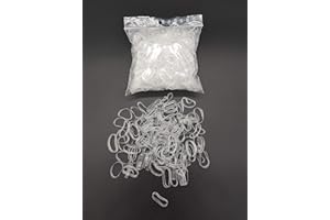 PROGOM - Elastiques Transparents - 25(Ø16) mm x 3mm - HQ - matière TPU - Ultra résistant - Sachet de 500 élastiques