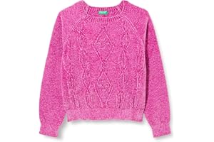 United Colors of Benetton Maglia Girocollo Manica Lunga Bambine e Ragazze