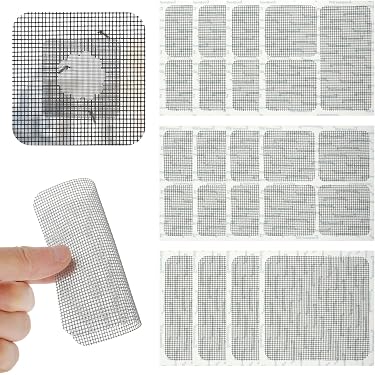 Housoutil 12-Pack Adhesive Window Screen Clips - No Drilling, Transparent Plastic For Screen Repair & Security - View #5