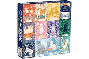 GALISON Cat Zodiac 500 Piece Puzzle