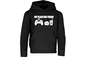 BADDERY Sudadera con Capucha: Controller - Gaming Gamer Pulóver - Regalo Niños Niño Niña - Juego de Computadora Videojuego Game-s con PC Consola Play Cumpleaños Navidad Hoodie Jersey