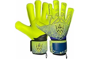 ‎KEEPERKING Keeperking Torwarthandschuhe Erwachsene Kinder Jugend mit und ohne Fingerschutz Fußballhandschuhe abnehmbar fingersave 4mm Unisex mehrere Größe und Farben
