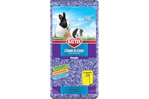 Kaytee Superpet | Clean & Cozy para Animales pequeños/Roedor/Cama para hámster | Morado | 99,9% Libre de Suciedad| Control de olores | 24,6 litros