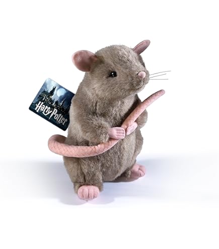Inware 9145 - knuffeldier Ratte Flinx, wit, 22 c