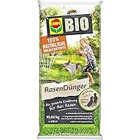 Compo BIO NaturDünger für Rasen, Natürliche Sofort- und Langzeitwirkung, Feingranulat, 10,05 kg, 250 m²