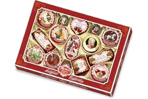 ‎REBER Reber Spezialitäten-Kassette – 15 hochfeine Reber Klassiker – Mit Pralinen, Echten Mozart-Kugeln, Constanze Mozart-Kugeln, Marzipan, Pasteten und Nougat