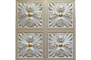 EURODECO Retro Vintage Paneles de techo de blando poliestireno XPS PSE, Revestimiento de techo imitación madera, Decorar de pared 50x50cm espesor 2mm(4 m² = 16 piezas) (Retro 05)