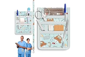 RAIV GLOBAL Accessori Organizer Infermiere con Calamite + cordino da collo infermiere - Portapenne Infermiere da Tasca