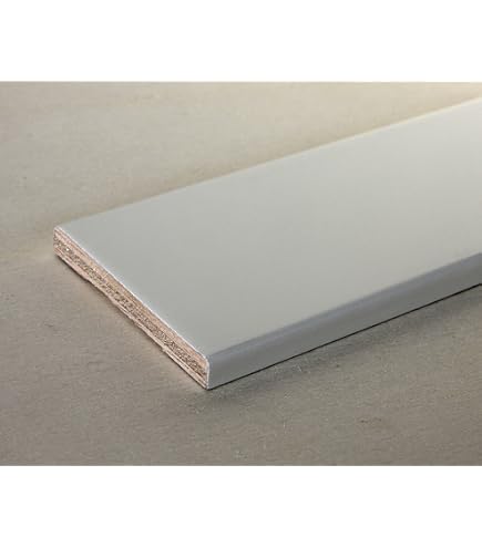 10 Coprifilo In MDF Rovere Grigio | Spessore 10mm, Lunghezza 70cm | Per Arredamento - Foto 9