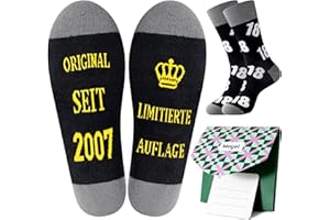 Moyel 18. Geburtstag Junge Geschenk Lustig Socken Herren 43-46 Geschenke zum 18 Geburtstag Jungen Geschenke für 18 Jährige Jungen Geschenk für Männer Geburtstag Geschenke für Jungs ab 18 Freund Sohn