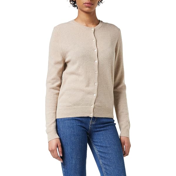 Cardigan Femme United Colors Of Benetton - 100% Coton, Manches Longues, Col Rond - Couleur Blanc, Boutonnage Classique - 8
