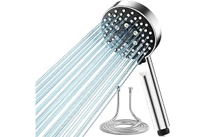 Black Shower Head With 2m Hose