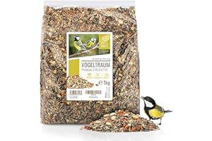 WILDTIER HERZ Cuore di animali selvatici I Uccello sogno vitale mix tempo di riproduzione cibo - Cibo premium per insetti per uccelli, cibo per uccelli selvatici con proteine ​​extra per genitori (5kg)
