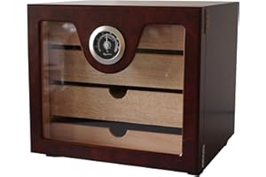 GERMANUS Zigarren Humidor Schrank Basis (Braun)