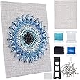 WEBEEDY DIY Evil Eye 3D String Arts and Crafts Kit for Adults, String Art Supplies Include All Accessories and Instructions, Wall Decorations Birthday Christmas Creative Gifts for Girls Women