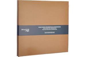 DRAEGER PARIS 1886 AL21 Album di Foto per Scrapbooking, Kraft, 30 x 30 cm