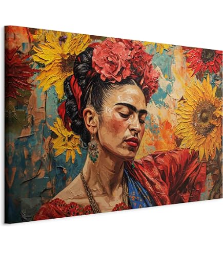 Frida Kahlo, Autoritratto con collana di spine, 1940, riproduzione di stampa artistica in formato A4/A3. Carta pesante. - Italia