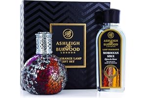 Ashleigh & Burwood Fragrance Lamp Gift Set | Vampiress | Moroccan Spice 250ml & Hand-Crafted Fragrance Lamp | Luxury Refillable Aromatherapy Diffuser | Air Purifying
