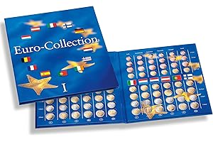 Leuchtturm 324353 Münzenalbum Presso Euro-Collection Band 1: Münzalbum für Kursmünzensätze der 12 Euro