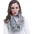 Lina & Lily Super Soft Fluffy Faux Fur Snood Scarf Neck Warmer
