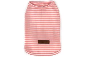 HARFKOKO Pull Petit Chien Chat Chiot Pull Pull Vêtements/Pull Confortable Petit Chien Pull Chat Pull Chiot Pull Manteau pour Petits Chiens Chats Chiot Rose Rouge Bleu Gris Herbe - Poids 1.2-9.0 Kgs