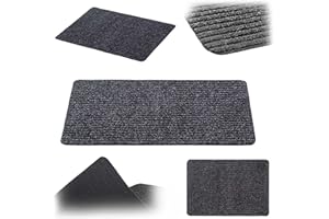 ‎KADAX KADAX Antypoślizgowa wycieraczka zatrzymująca brud, do użytku wewnątrz i na zewnątrz, wycieraczka do wejścia i drzwi wejściowych, odporna na warunki atmosferyczne (szara, 70 x 50 cm)