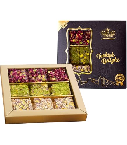 IKBAL Turkish Delight Double Roasted with Pistachio (Pack of 2