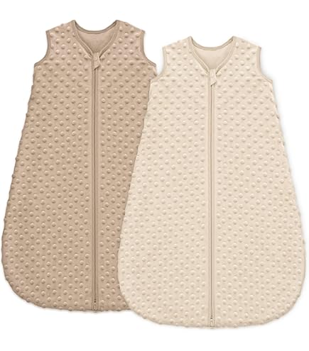 Looxii Schlafsack Baby Winter Baumwolle 2.5 TOG Warm Winterschlafsack Weich Babyschlafsack Neugeborene im 12-18 Monaten Perfekte für Herbst Winter Baby