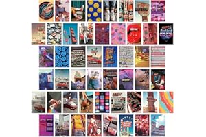 ‎JIUZCARE jiuzcare Postkarten Set 50 Stück Motivationskarten Landschaften Leben Momente mit Sprüchen mit Lebensweisheiten Postkarten Set Vintage Gefühlskarten für Büro mit Kasten & 120 Doppelseitige, M9022