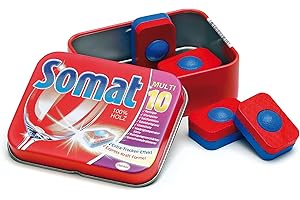 Erzi Juego de imaginación Grocery Madera Shop Mercancías lavavajillas Tabs Somat en una lata