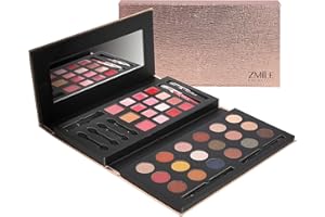 ZMILE COSMETICS Zmile Palette de maquillage de voyage pour les lèvres et les yeux