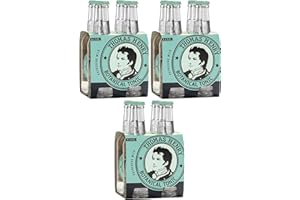 ‎THOMAS HENRY Thomas Henry Botanical Tonic Water - aufregend mild - (3 x 4 x 0,2 l Glas MW) 3er Set Bitterlimonade zum Mixen deiner Longdrinks und Cocktails mit Gin & Co.