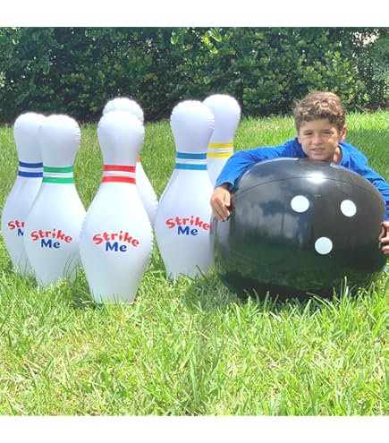 JOYIN Halloween Schaum Bowling Set - 10 Kegel + 2 Bälle Für Kinderpartys