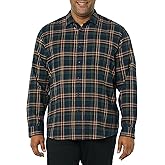 Amazon Essentials Camisa de Franela, Manga Larga (Disponible en Tallas Grandes) Hombre