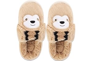 Merclix Hausschuhe Damen Winter Geschenk für Frauen Pantoffeln Damen Warme Kuschel Plüsch Rutschfeste Lustige