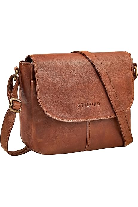 Caspar Mini Leder Umhängetasche - Made In Italy CLASSIC LINE