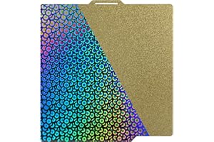 AJOYIB PEI strutturato & Colorato PEY liscio Piastra del letto termico Letto di stampa flessibile Compatibile con Bambu Lab X1C / X1 / X1E / A1 / P1S / P1P